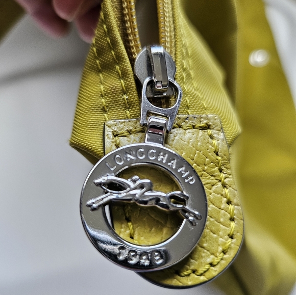 Longchamp Le Pliage Green Large Nylon Tote Bag, Mustard Yellow - Picture 9 of 9